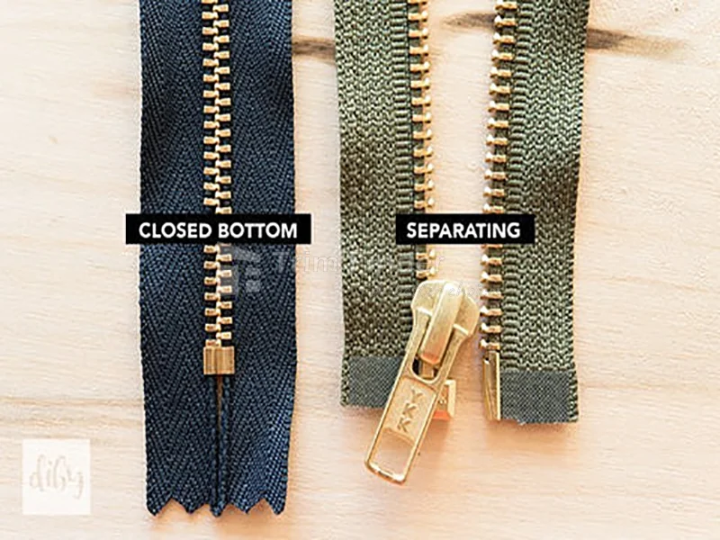 Closed-End Zippers for pants, skirts, bags, and cushions – simple, secure, and durable