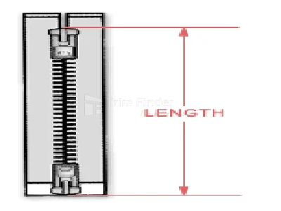 zipper length