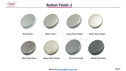 Higer Button Color Finish Card V5