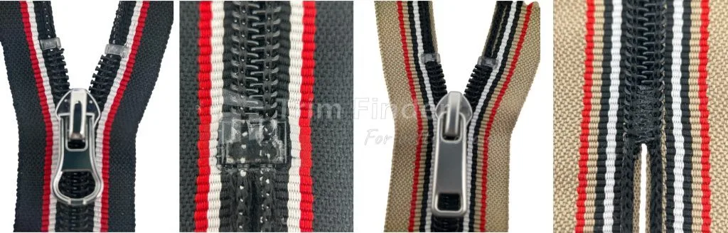 Transparent U-type stop for Close-end coil zipper(Slider can’t be changed)