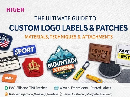 How to choose the right custom logo labels & patches for your business?