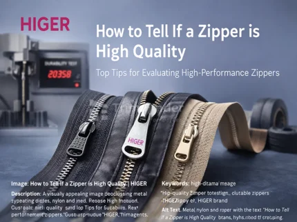 How to Tell If a Zipper is High Quality: 5 Practical Tips